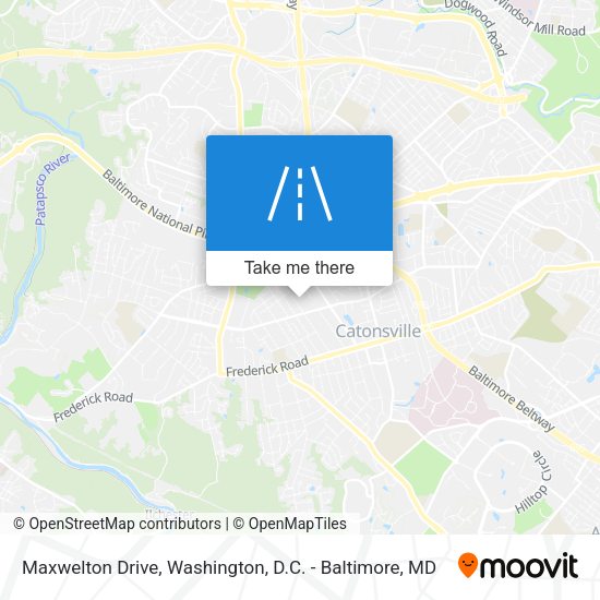 Maxwelton Drive map