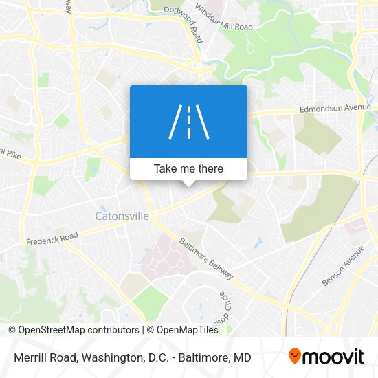 Merrill Road map