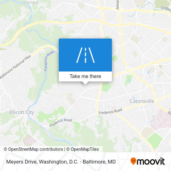 Meyers Drive map