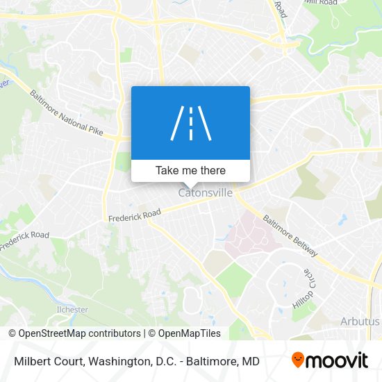 Milbert Court map