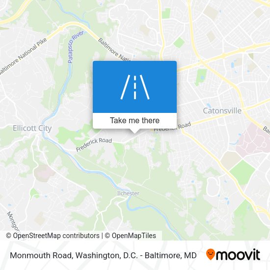 Mapa de Monmouth Road