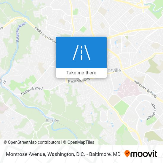 Montrose Avenue map