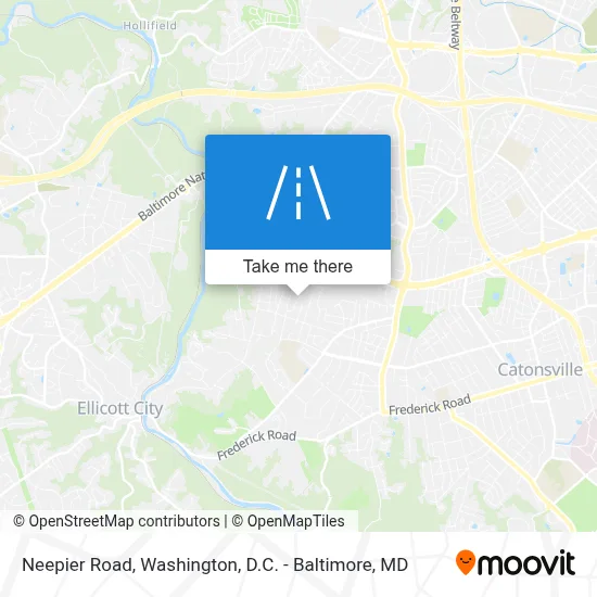 Neepier Road map