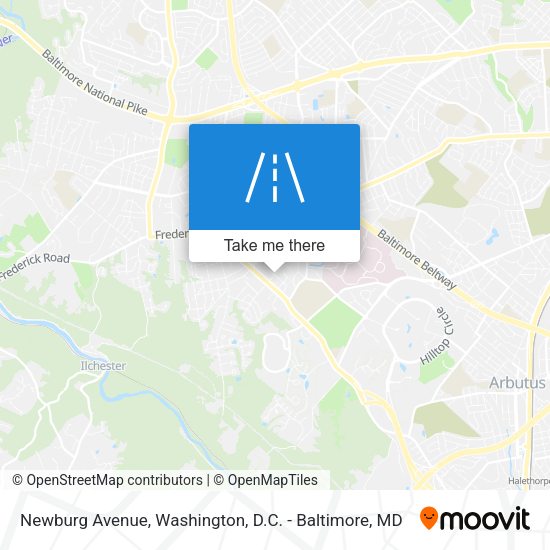 Newburg Avenue map