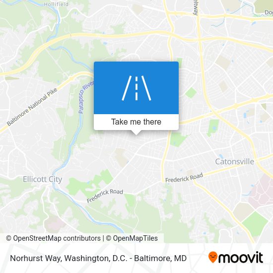 Norhurst Way map