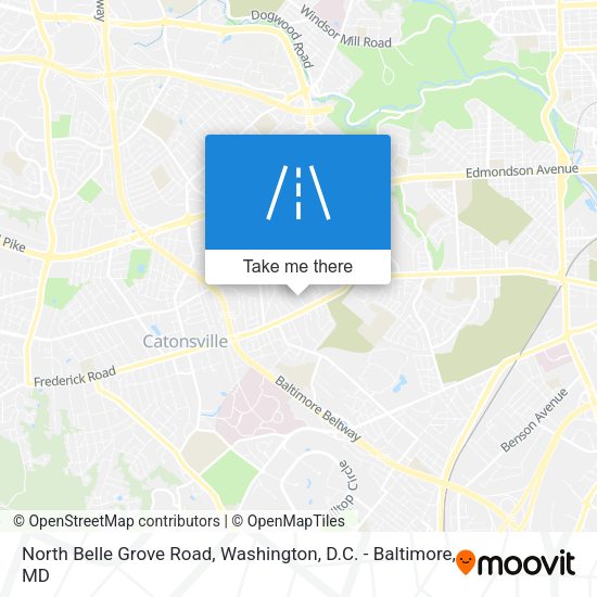 Mapa de North Belle Grove Road