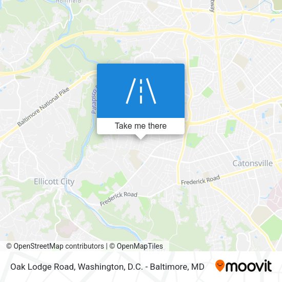 Mapa de Oak Lodge Road