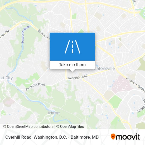 Overhill Road map