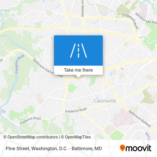 Mapa de Pine Street
