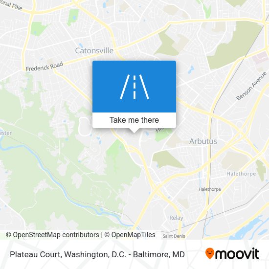 Mapa de Plateau Court