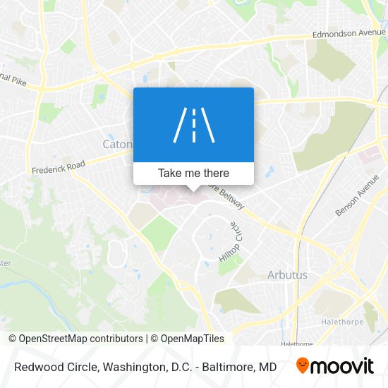 Redwood Circle map