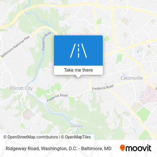 Ridgeway Road map