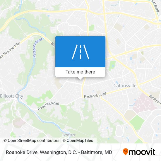 Roanoke Drive map