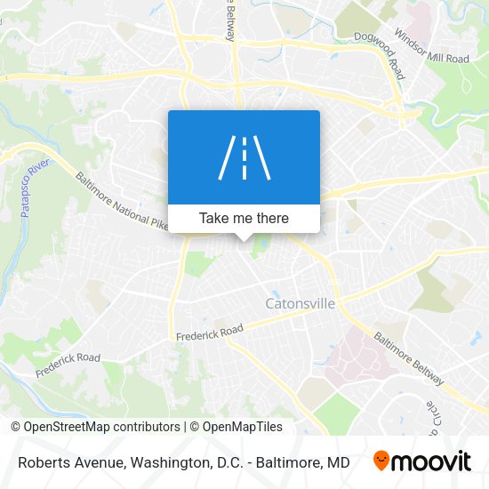 Roberts Avenue map