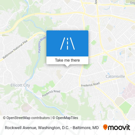 Mapa de Rockwell Avenue