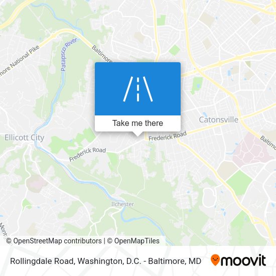 Rollingdale Road map