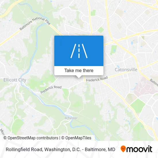 Rollingfield Road map