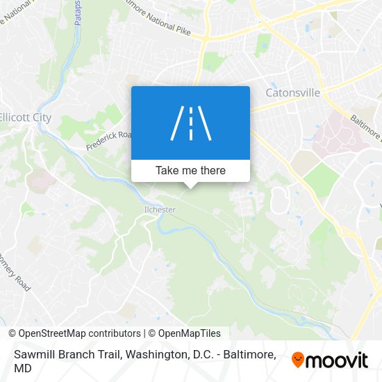 Mapa de Sawmill Branch Trail