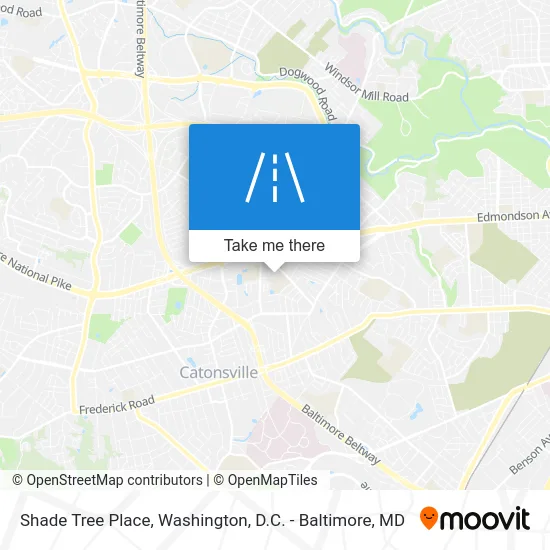 Shade Tree Place map