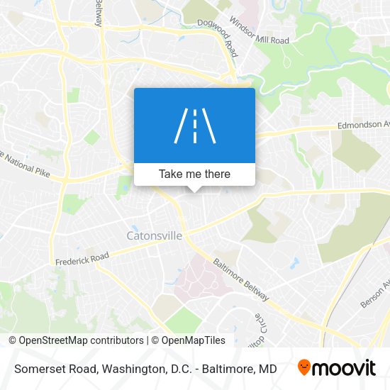 Mapa de Somerset Road