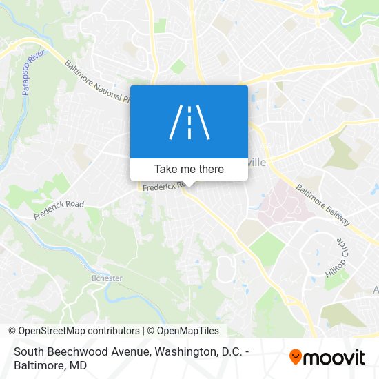 Mapa de South Beechwood Avenue