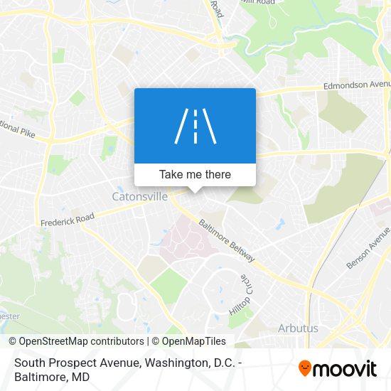 Mapa de South Prospect Avenue
