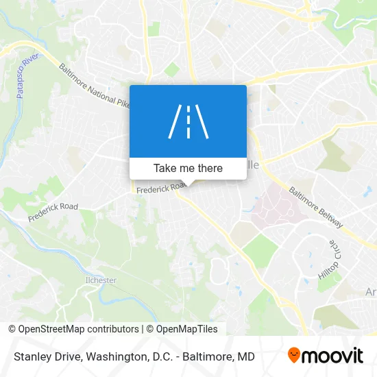 Stanley Drive map