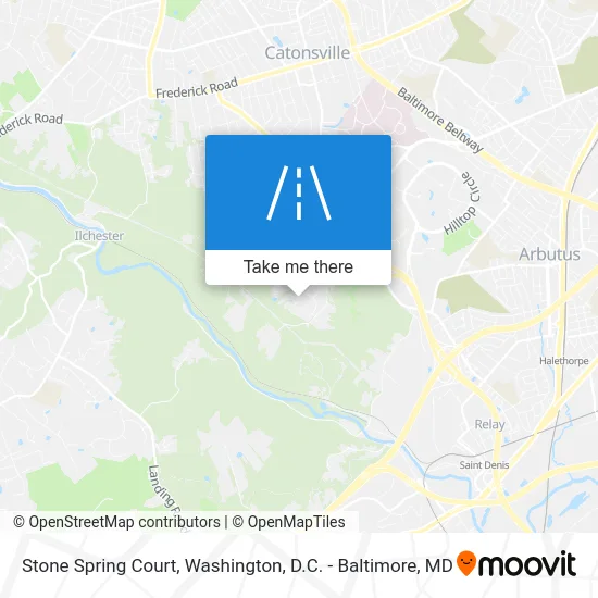 Stone Spring Court map