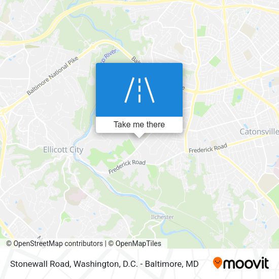 Stonewall Road map