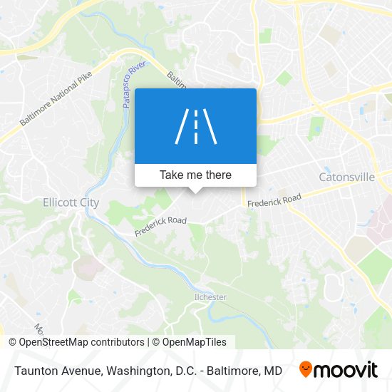 Taunton Avenue map