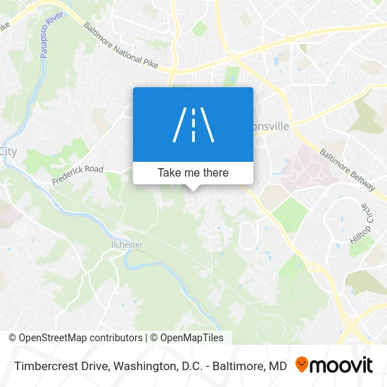 Timbercrest Drive map