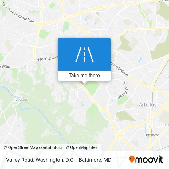 Valley Road map