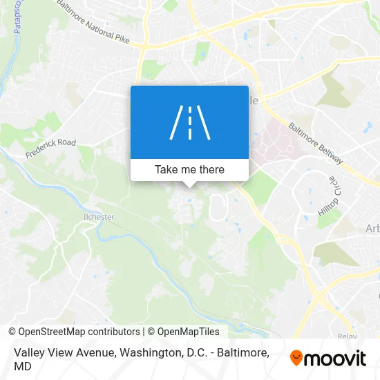 Valley View Avenue map