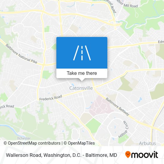 Wallerson Road map