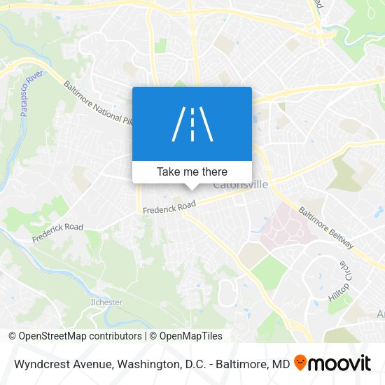 Wyndcrest Avenue map