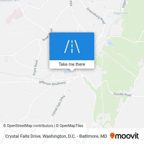 Crystal Falls Drive map