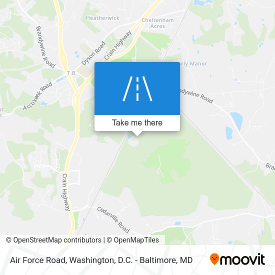 Mapa de Air Force Road