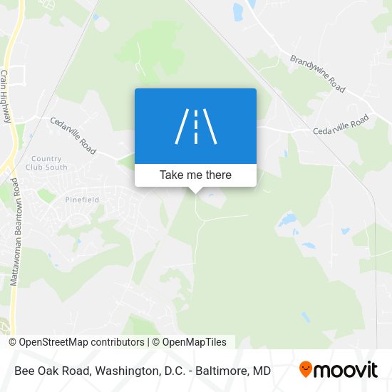 Mapa de Bee Oak Road