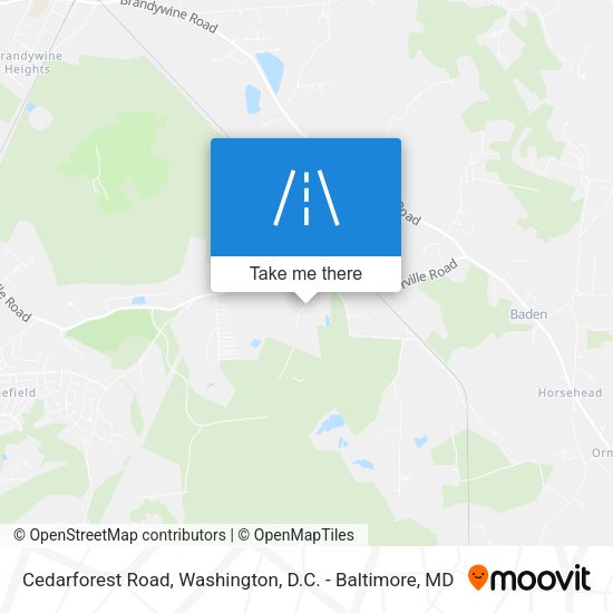 Cedarforest Road map