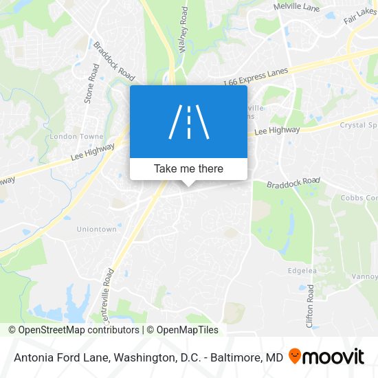 Mapa de Antonia Ford Lane