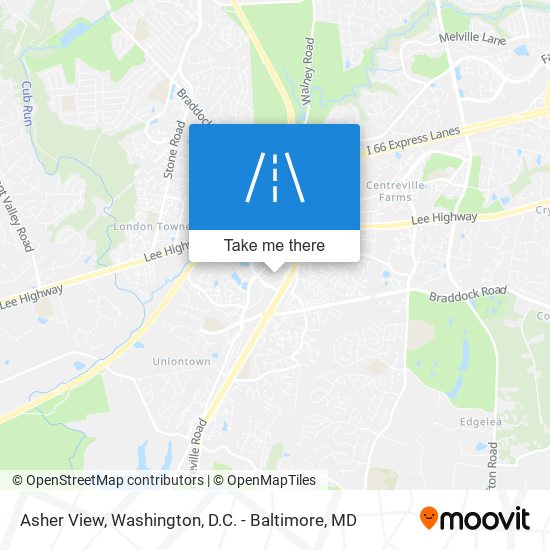 Asher View map