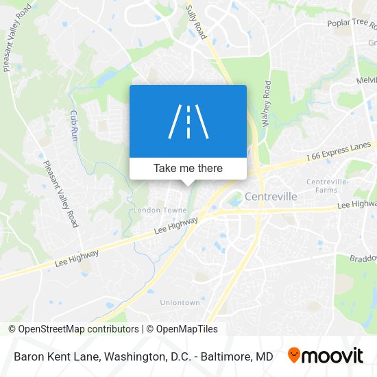 Baron Kent Lane map