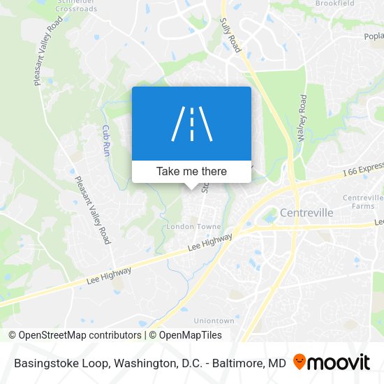 Basingstoke Loop map