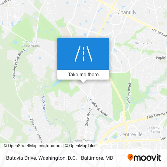 Batavia Drive map