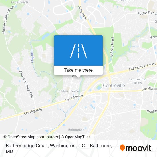 Battery Ridge Court map