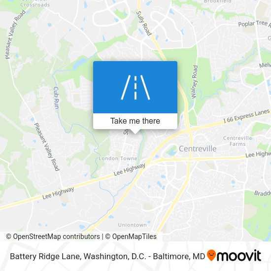 Mapa de Battery Ridge Lane