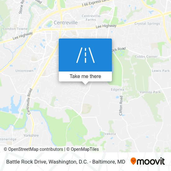 Battle Rock Drive map