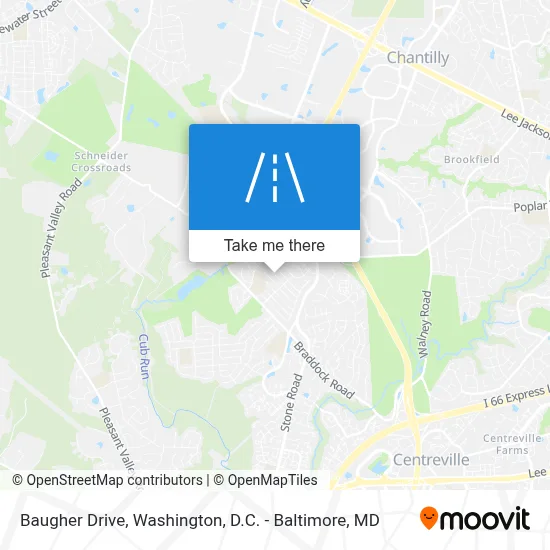 Baugher Drive map