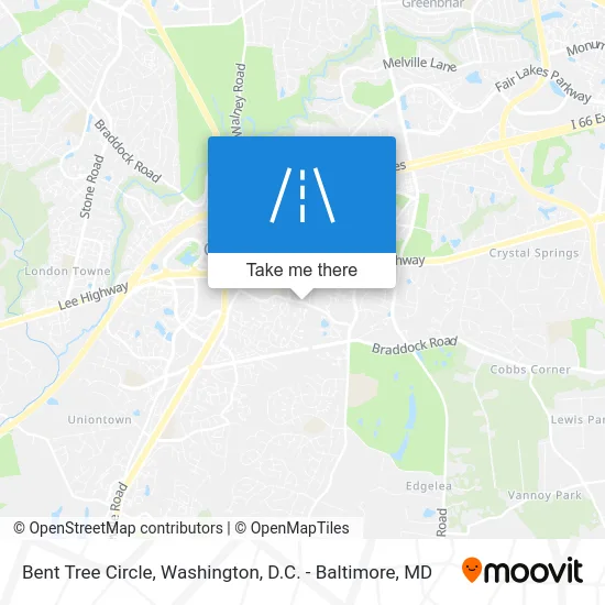 Bent Tree Circle map
