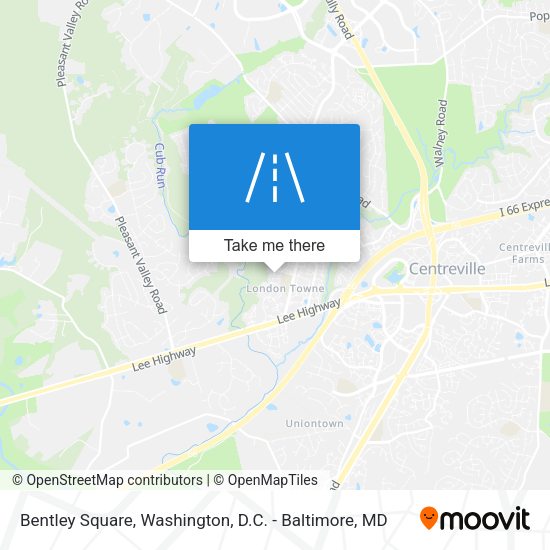 Bentley Square map